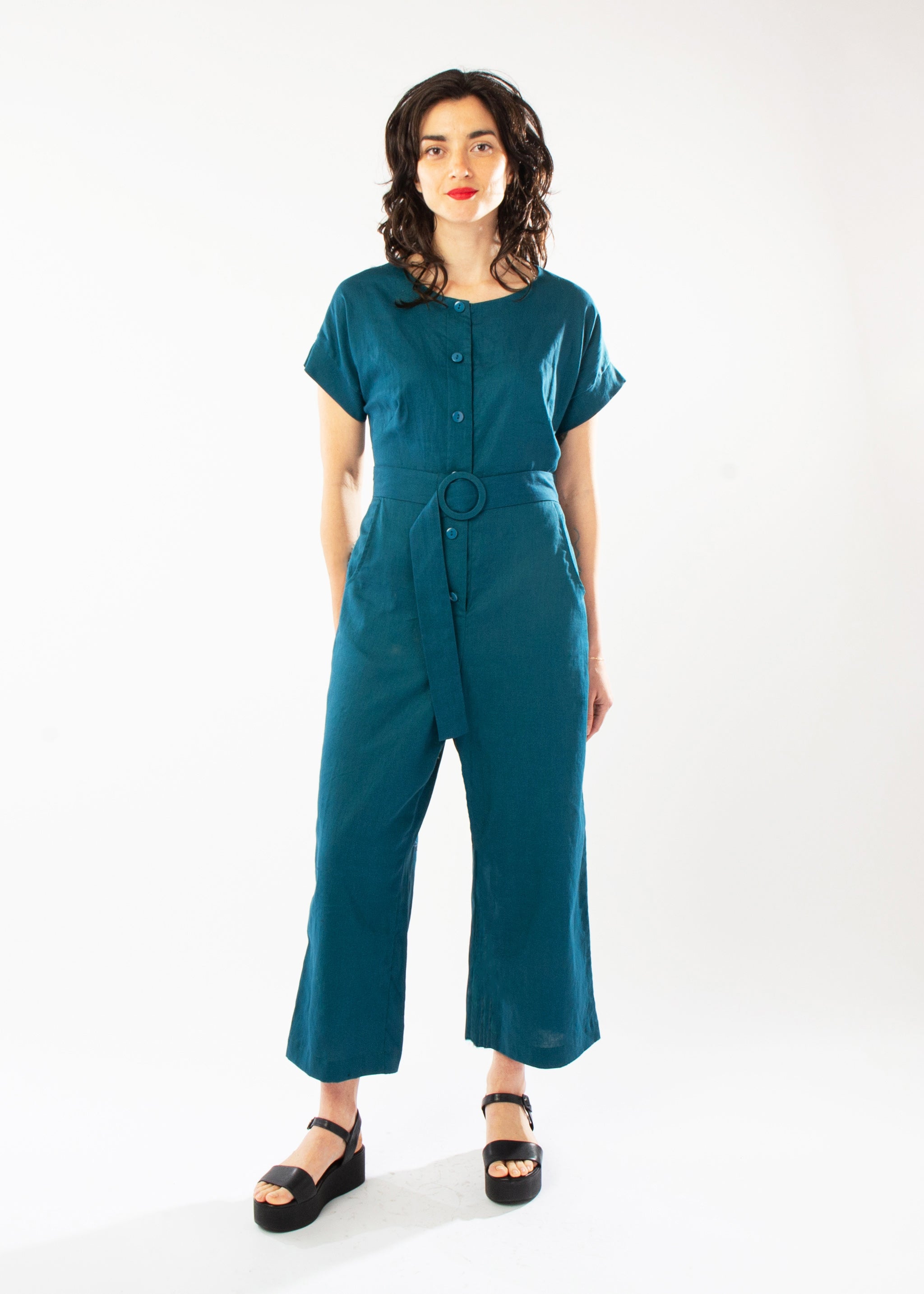 HORIZON JUMPSUIT TEAL
