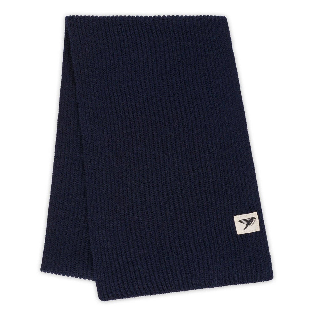 SILVERSTICK CIRRUS MERINO WOOL SCARF NAVY
