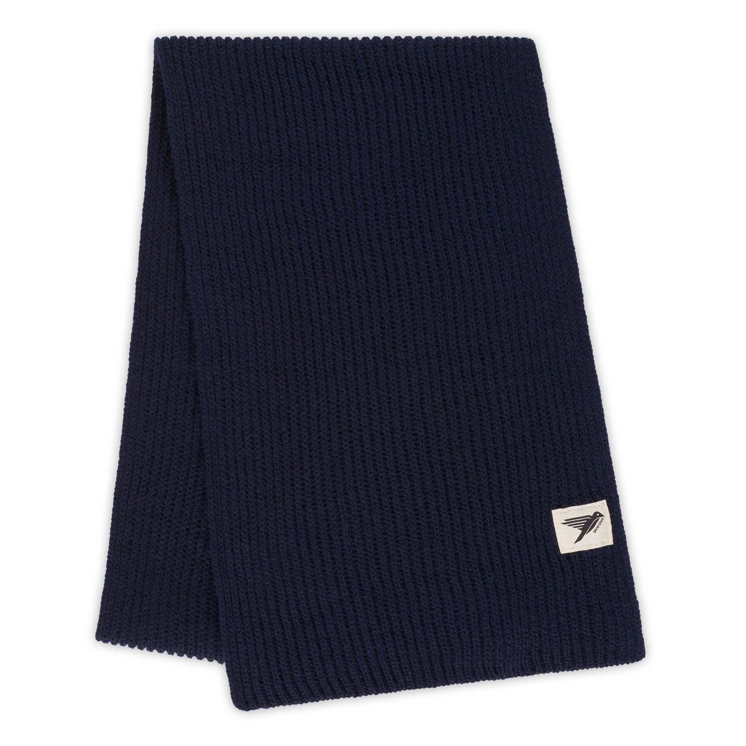 SILVERSTICK CIRRUS MERINO WOOL SCARF NAVY