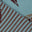 2ND PALETTE CREW COTTON SOCKS BLUE / MAROON LEAVES