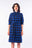 RICOCHET DRESS BLUE CHECK