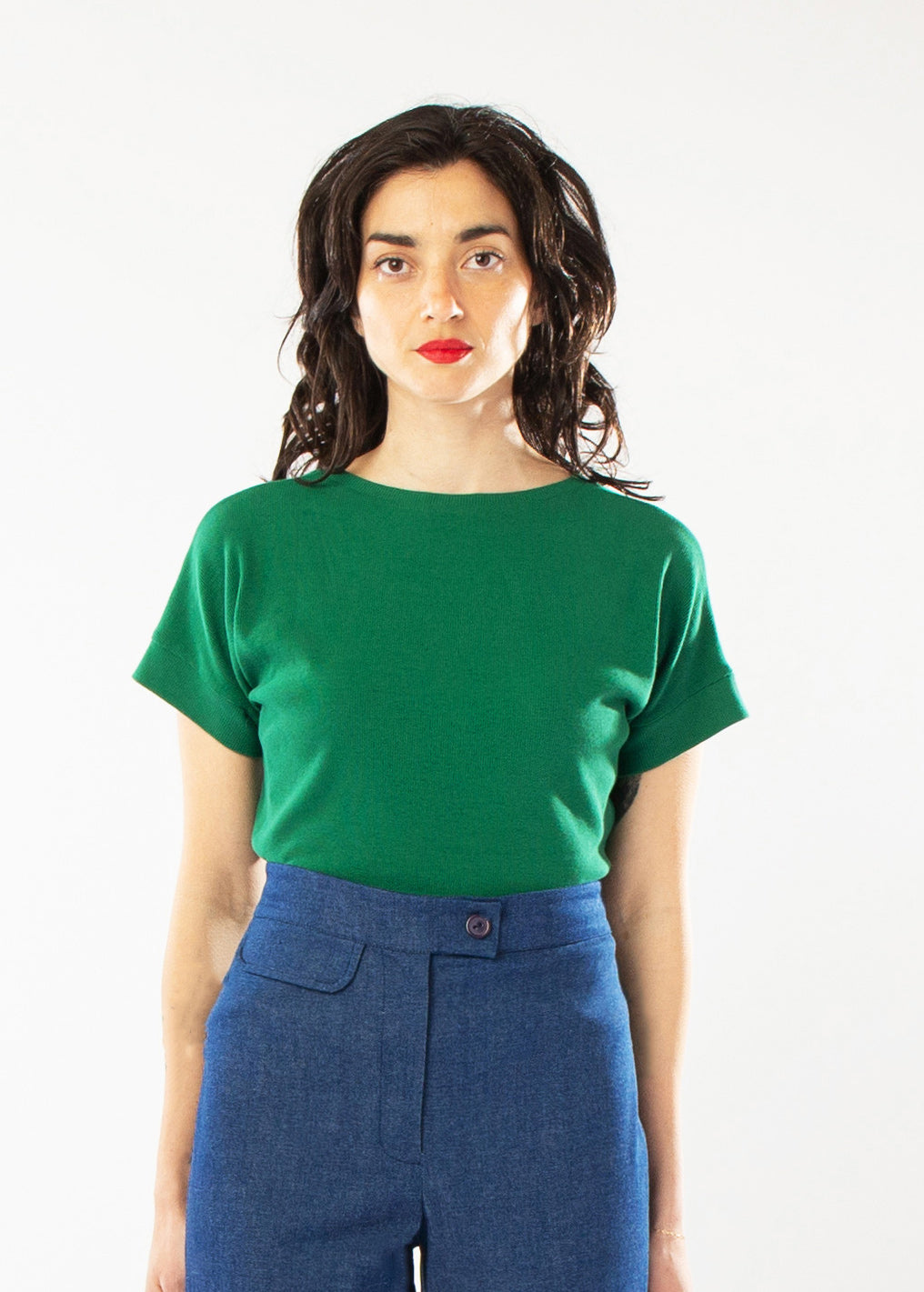 RIPPLE TOP GREEN RIB