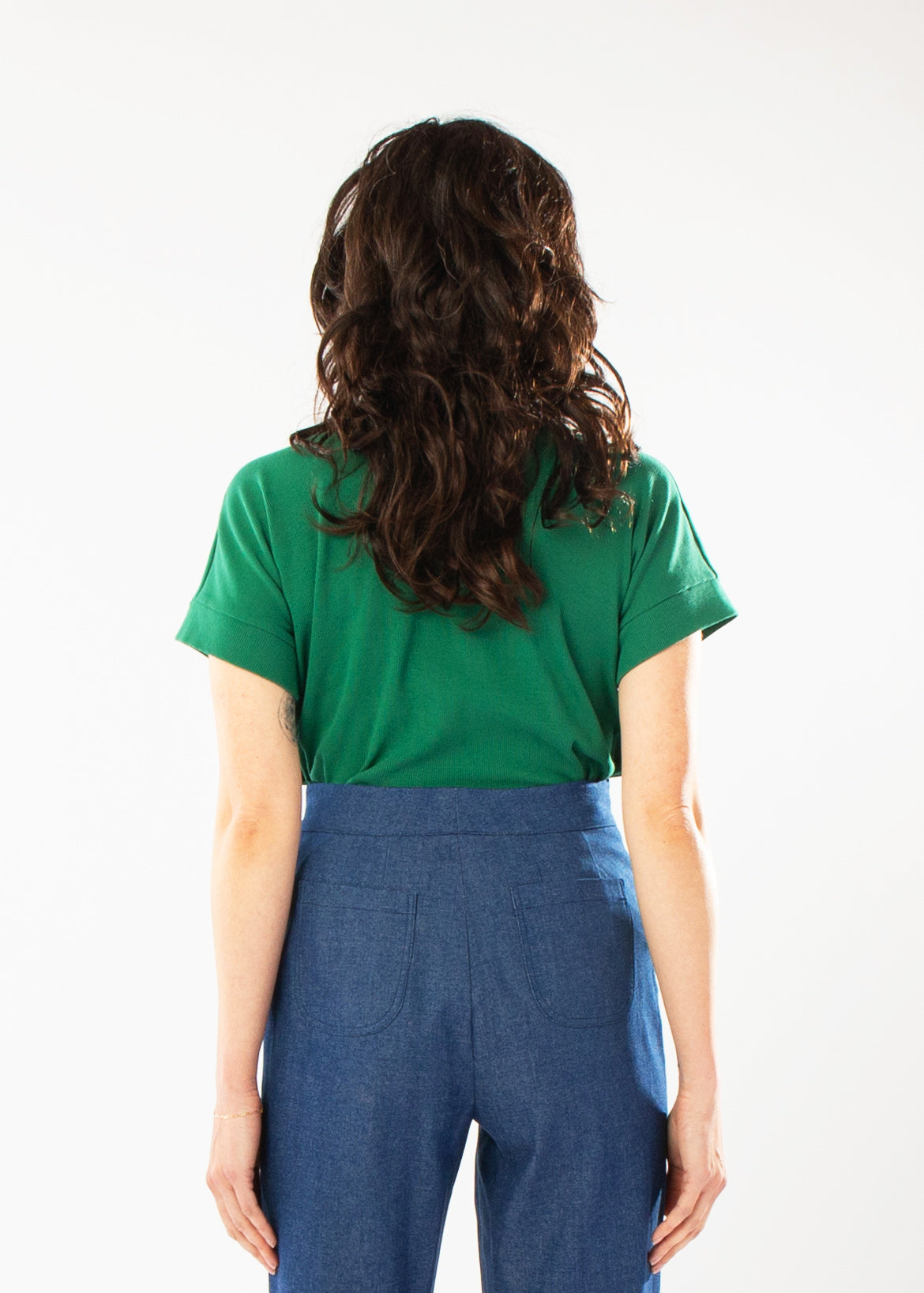 RIPPLE TOP GREEN RIB