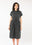 INFINITY DRESS BLACK & GREY STRIPE