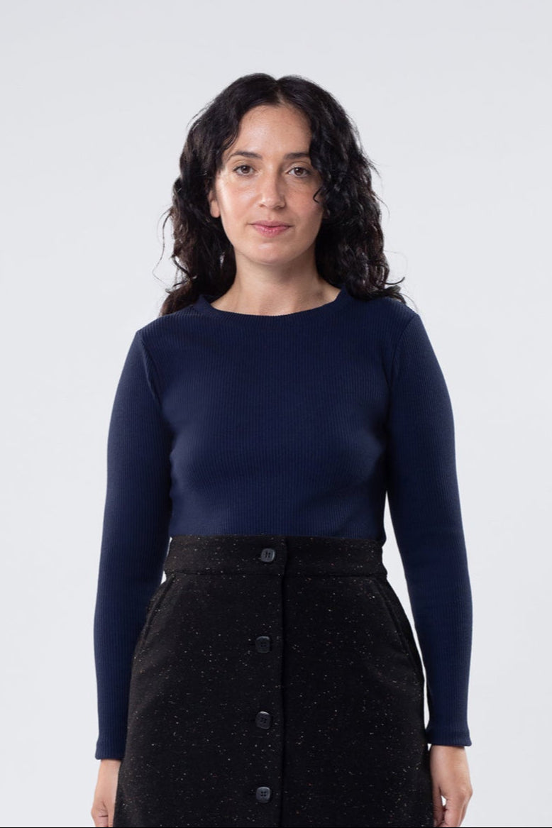 NEBULA TOP NAVY