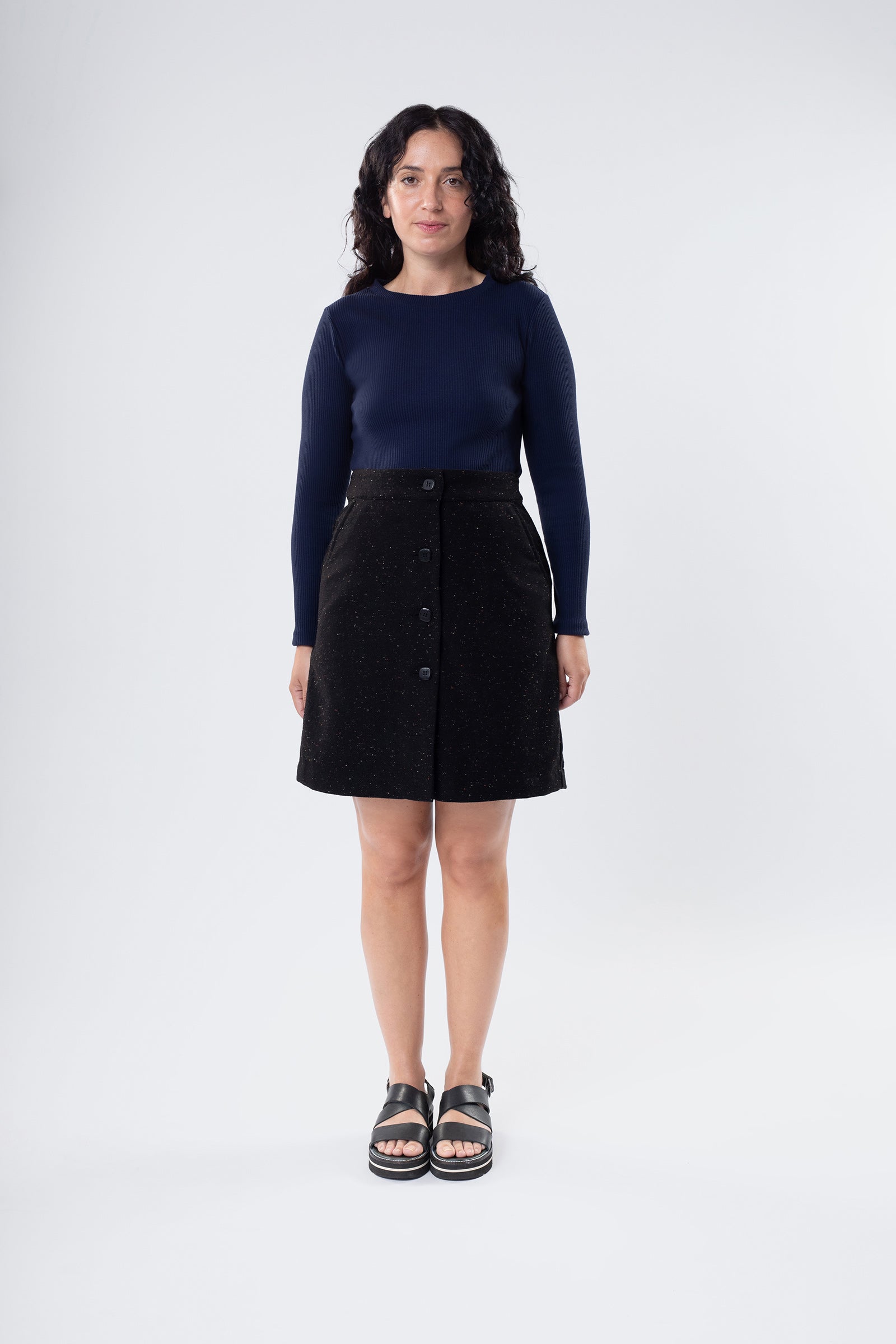 NEBULA TOP NAVY