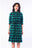 RICOCHET DRESS GREEN CHECK