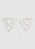 DOUBLE TRIANGLE EARRINGS GOLD