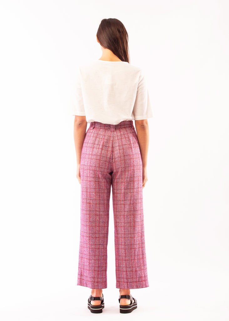 PRISM PANTS RED CHECK