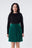 MAGNETIC MINI SKIRT GREEN WOOL