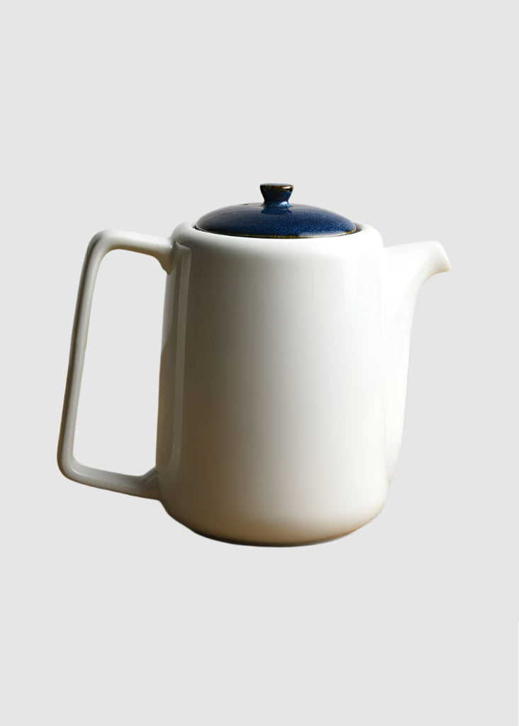 MINO TEAPOT CREAM AND BLUE