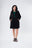 MAGNETIC MINI SKIRT BLACK FLECK WOOL