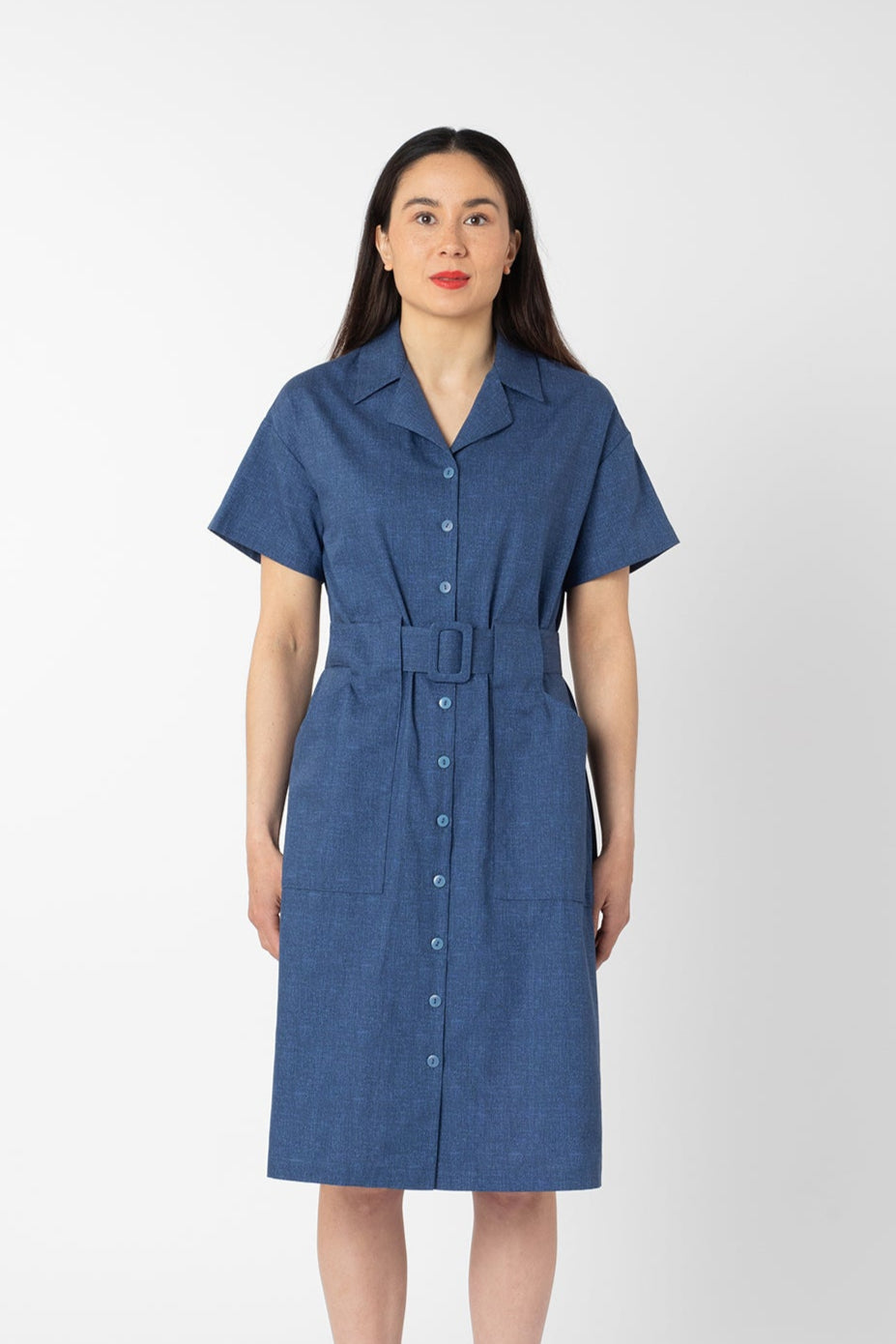 ATMOSPHERIC DRESS MID BLUE