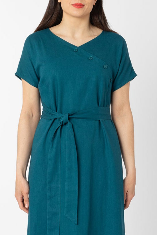 KLEO DRESS TEAL