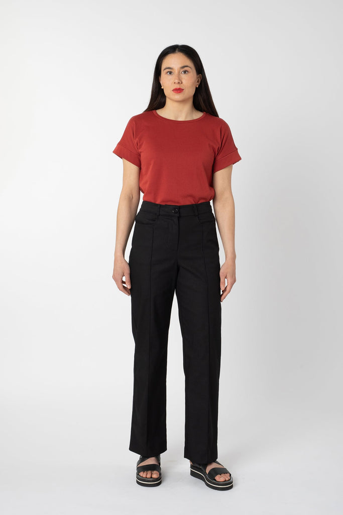 RIPPLE TOP RUST TERRY TOWELLING