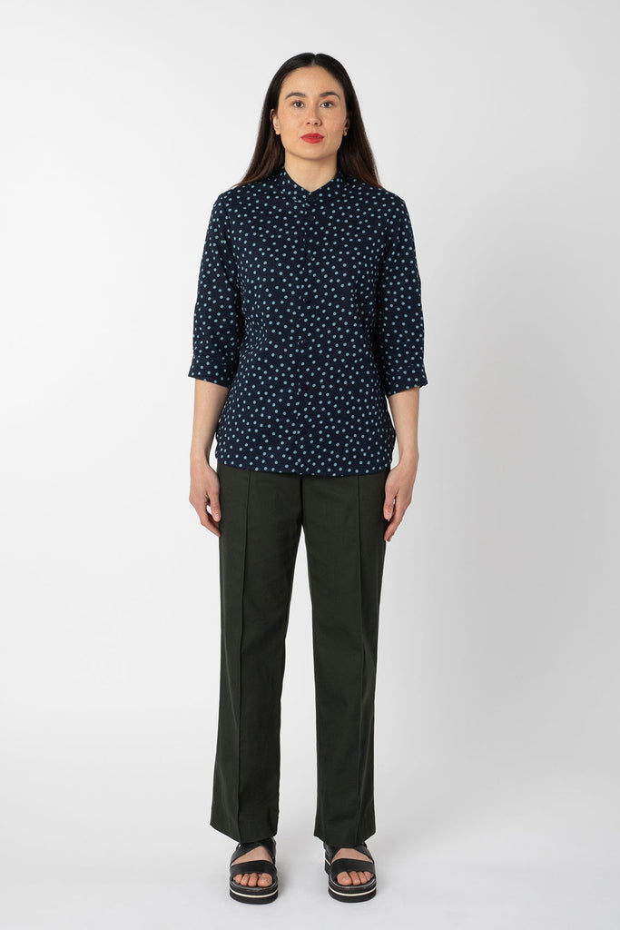 SPECTRUM SHIRT NAVY SPOT