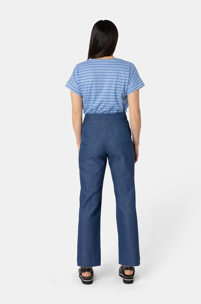 LATITUDE PANTS MID BLUE