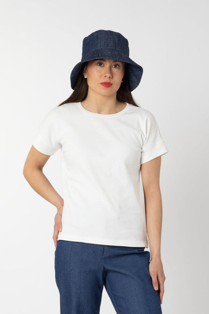 RIPPLE TOP WHITE RIB