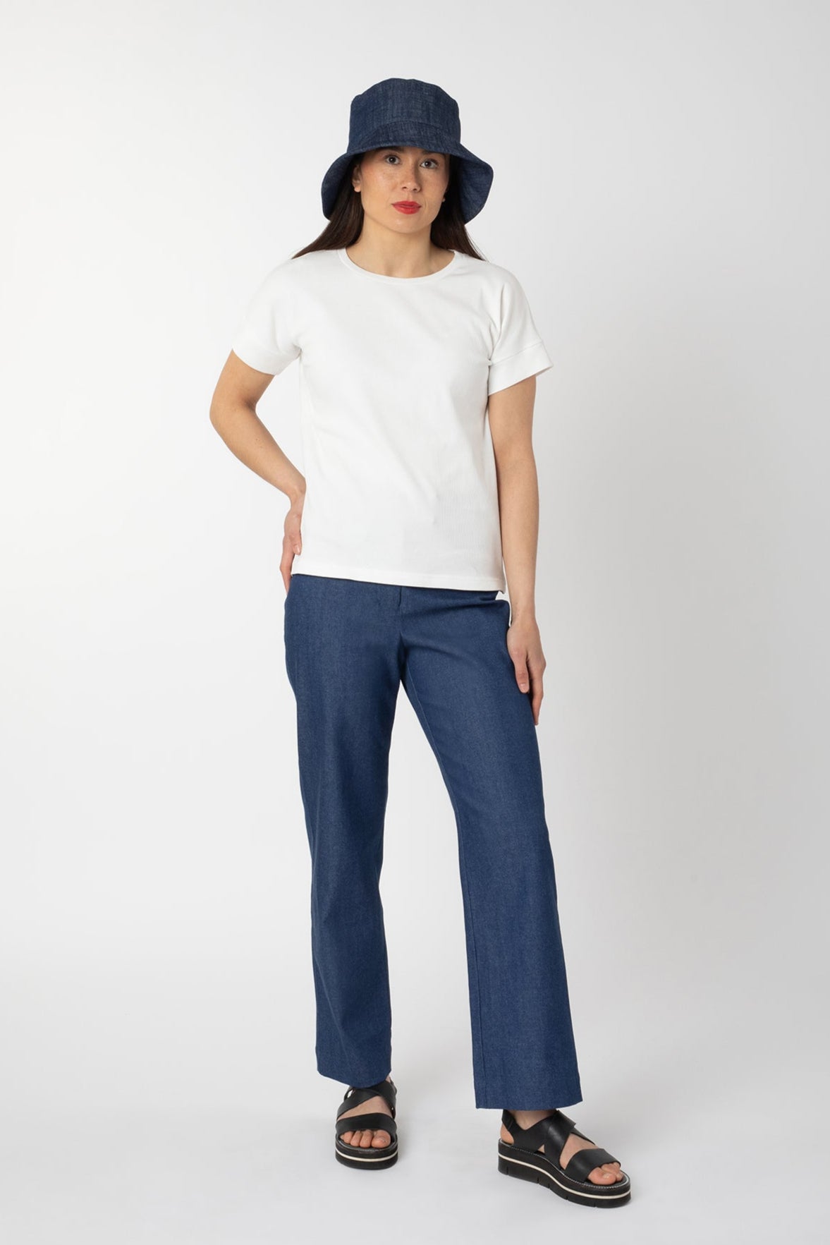 RIPPLE TOP WHITE RIB