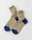 MONOTONE CREW WOOL / COTTON SOCKS BEIGE MARLE