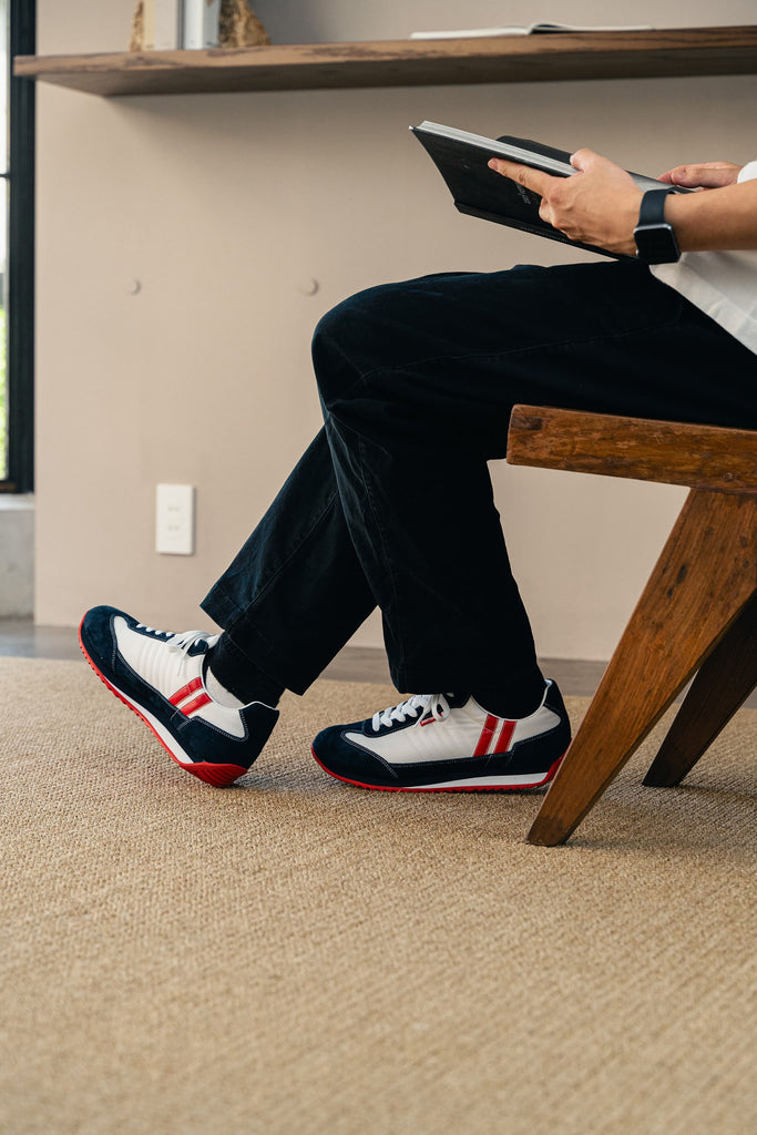 PATRICK 'MARATHON' SNEAKERS WHITE / MADE IN JAPAN