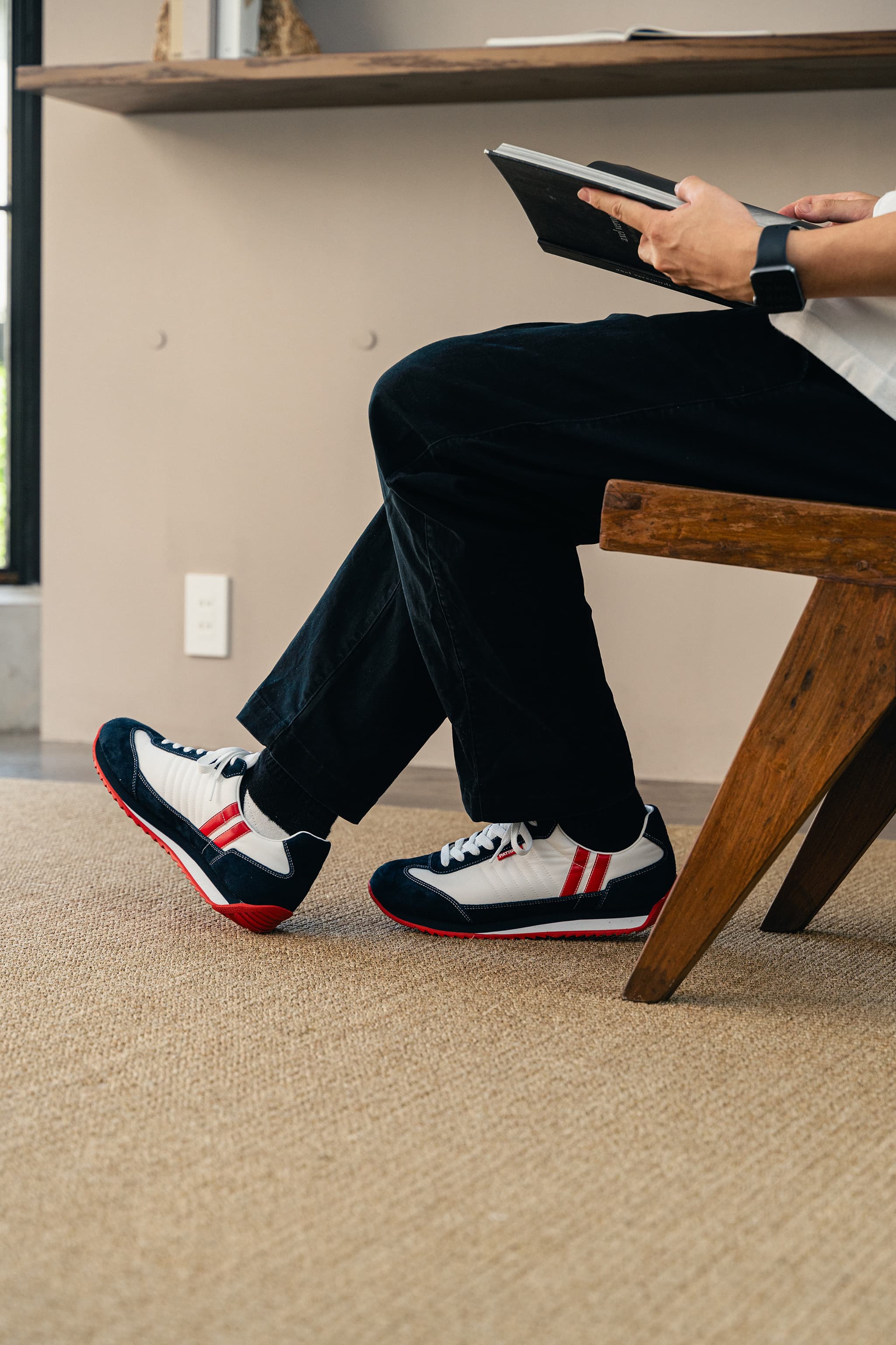 PATRICK 'MARATHON' SNEAKERS WHITE / MADE IN JAPAN
