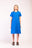 DELUGE DRESS BLUE