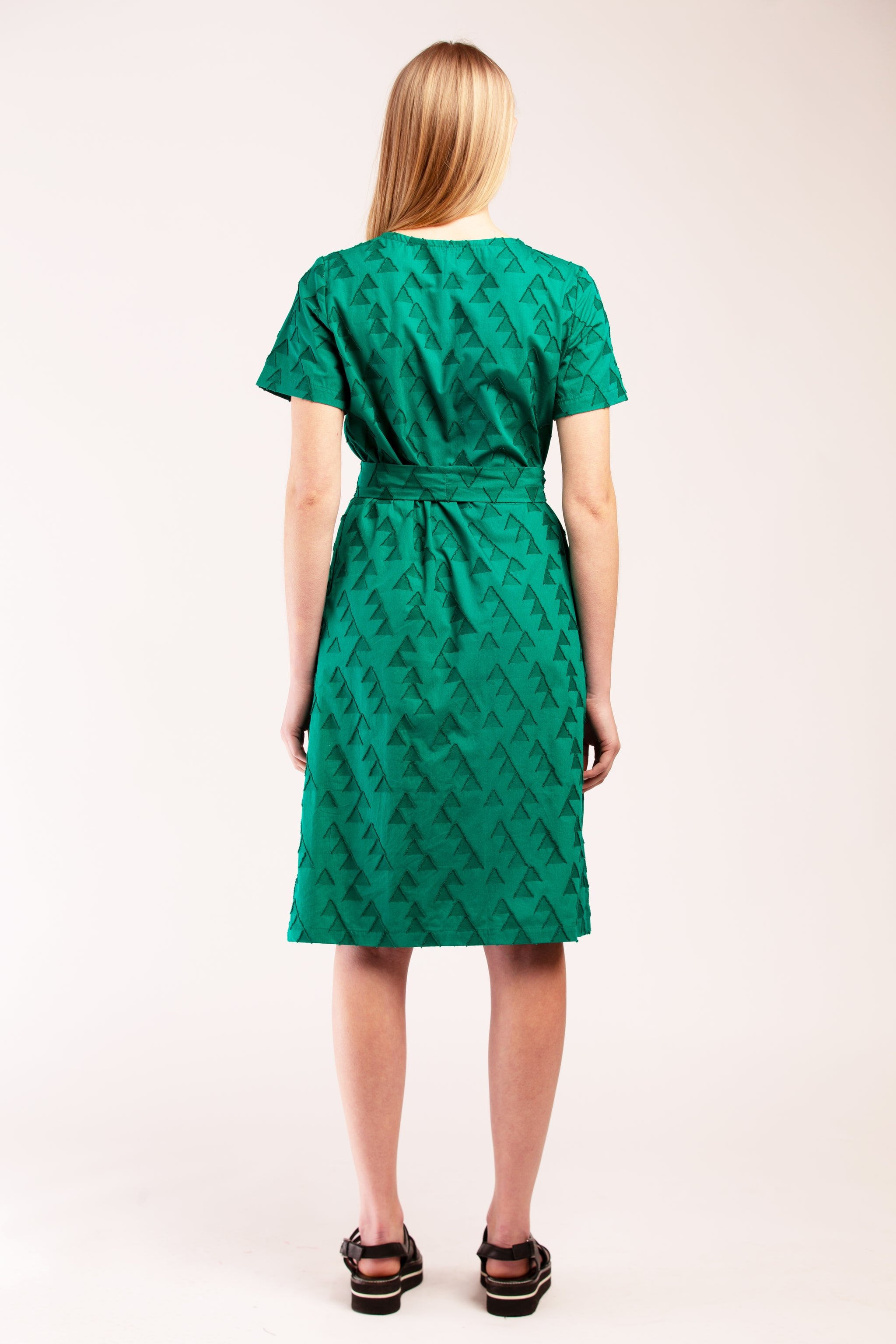 DELUGE DRESS GREEN