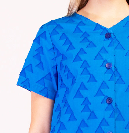 DELUGE DRESS BLUE