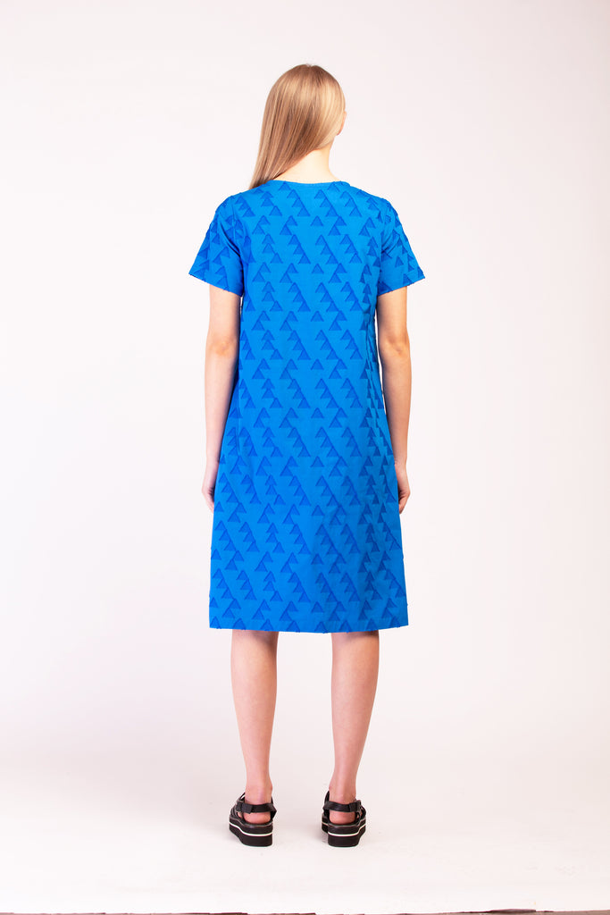 DELUGE DRESS BLUE