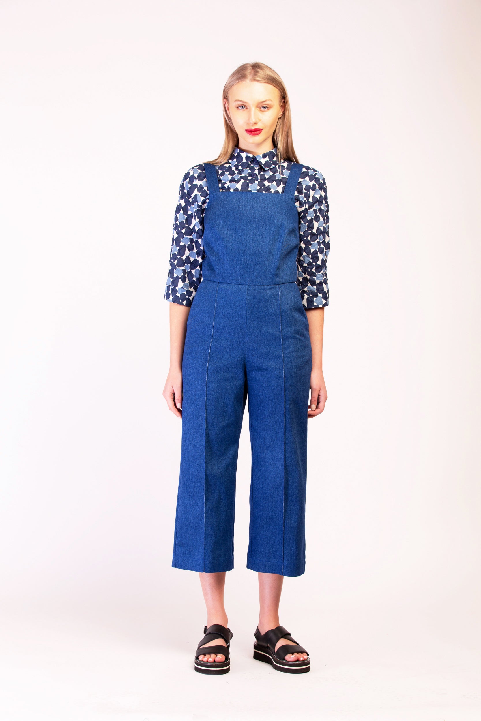 CONDUIT JUMPSUIT MID BLUE DENIM