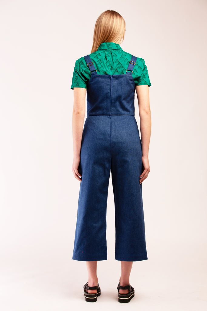 CONDUIT JUMPSUIT MID BLUE DENIM
